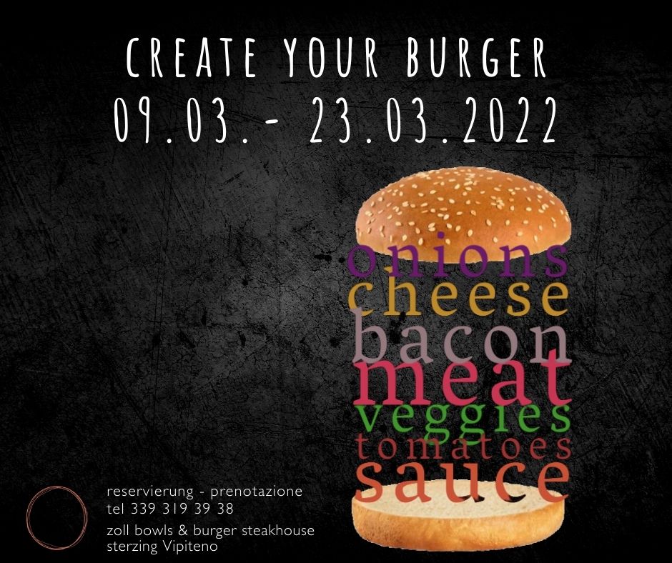 create your burger