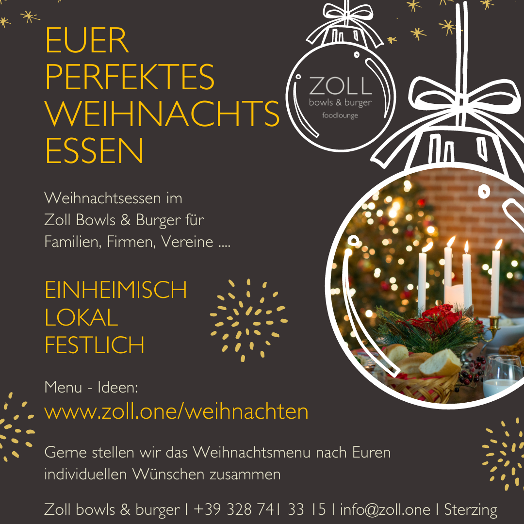 weihnachtsessen Weihnachtsessen in Sterzing