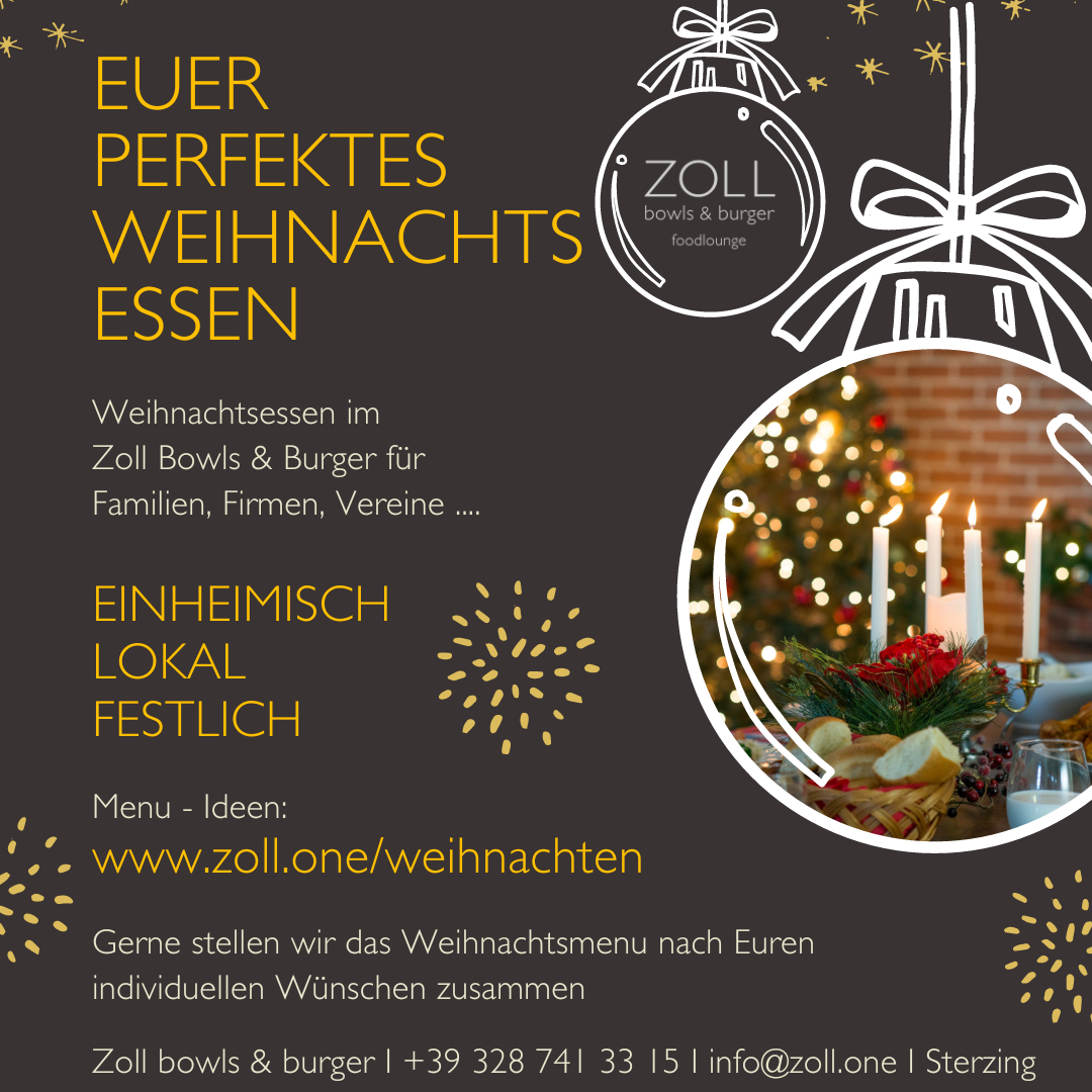 Weihnachtsessen in Sterzing